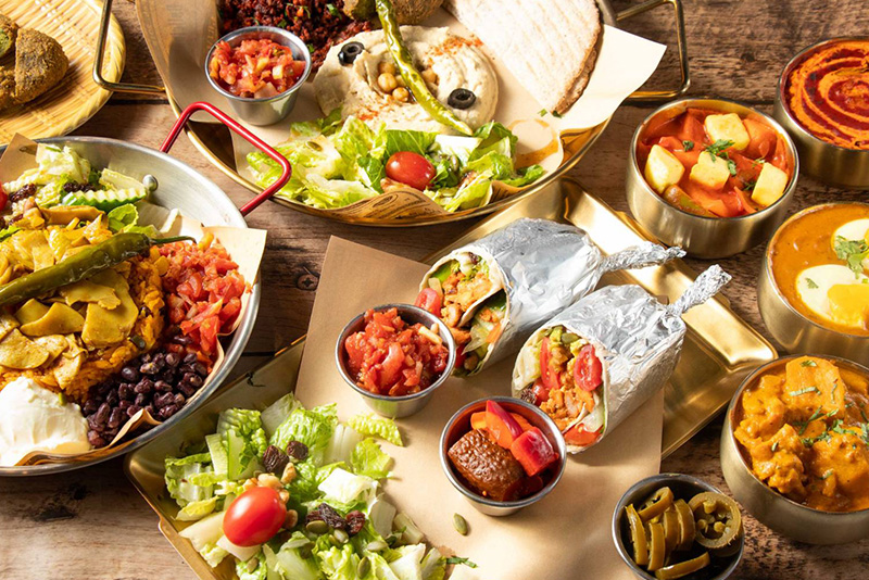 三個傻瓜印度蔬食店家照片